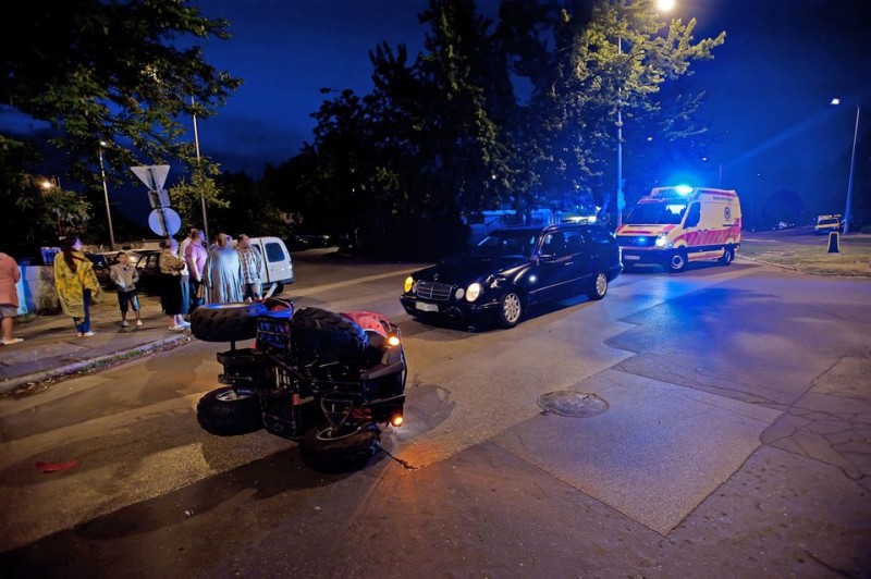 Quad vs autó Budapesten 1