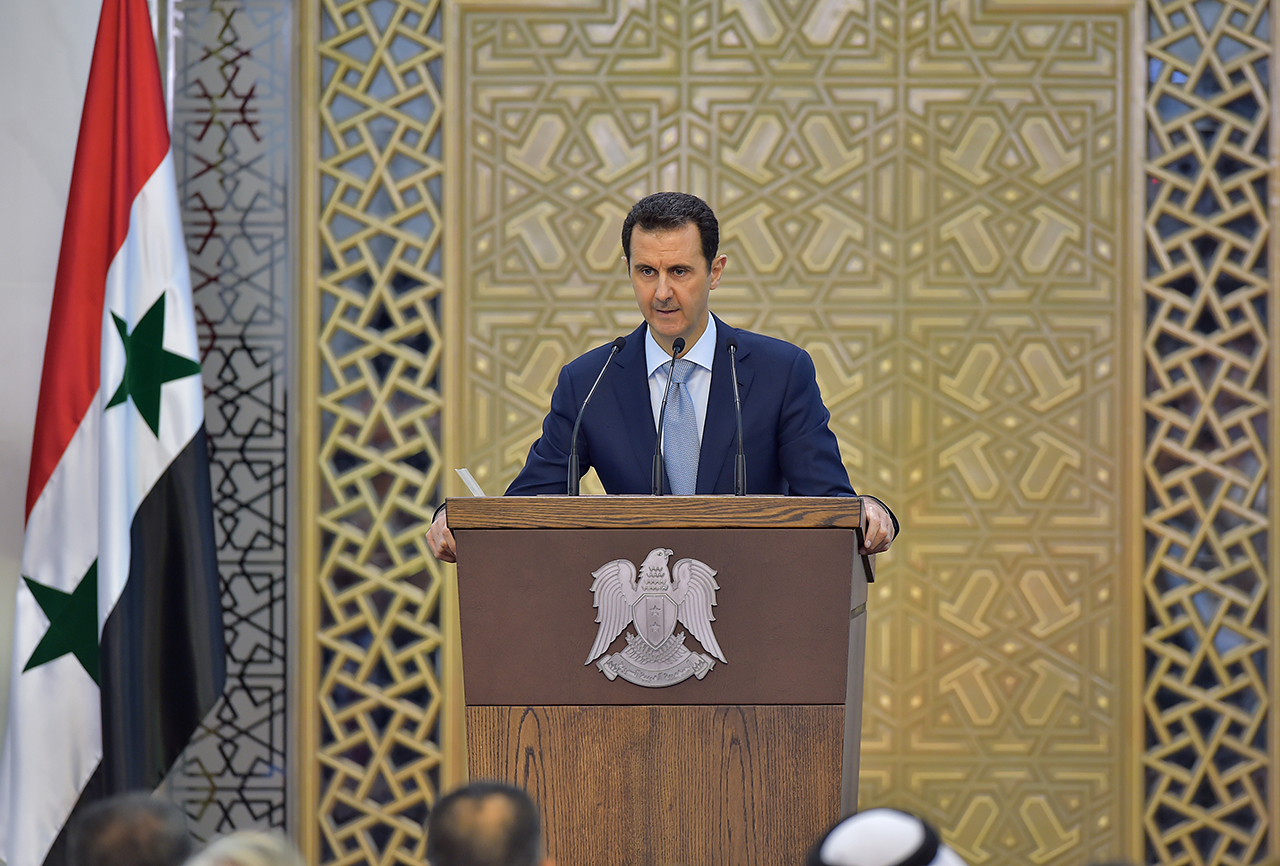 Bashar al-Assad Fotó: Europress/AFP