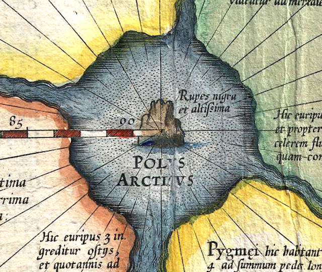 Gerardus Mercator 1606-ban kiadott térképének részlete