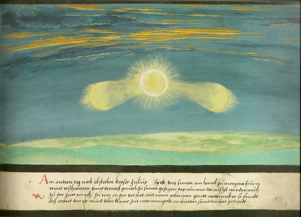 Augsburger_Wunderzeichenbuch_—_Folio_26-_„Drei_Sonnen“