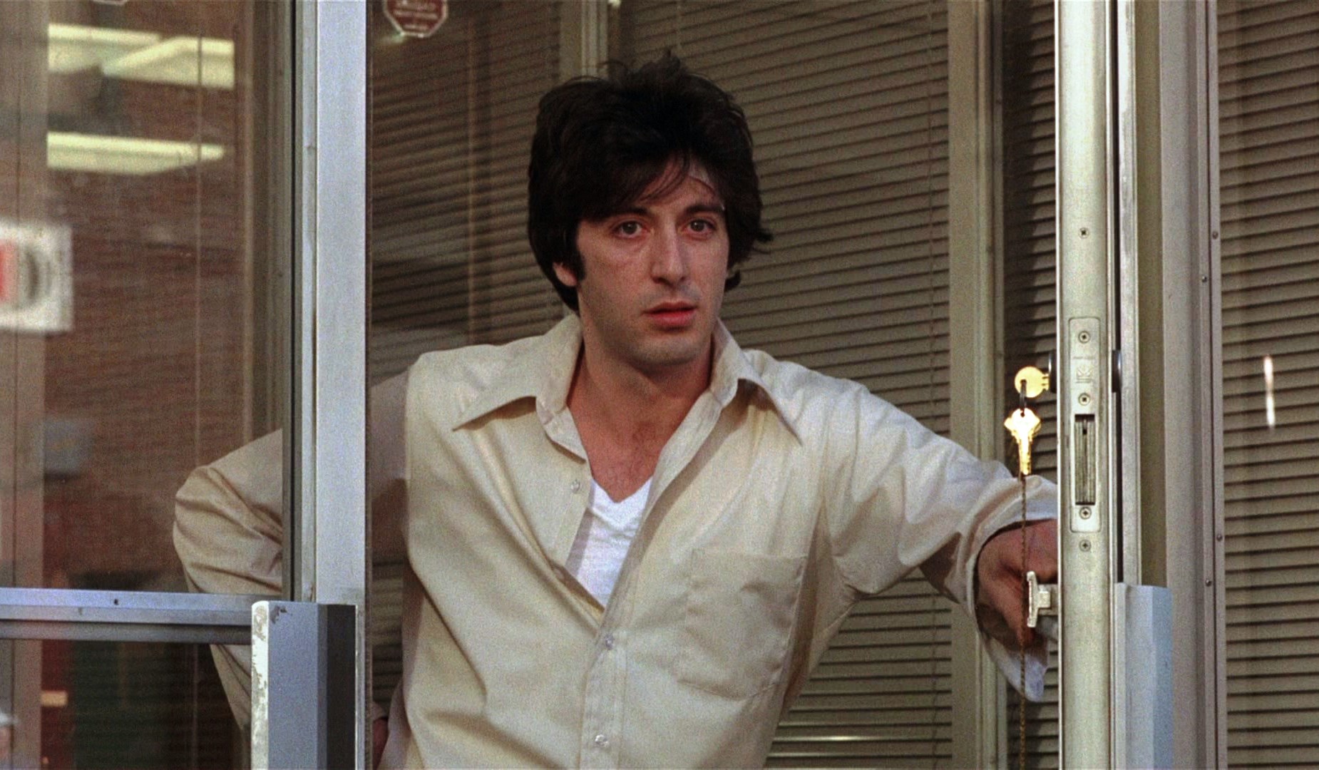 Al Pacino az 1975-ös Kánikulai délutánban. Fotó: Warner Bros.