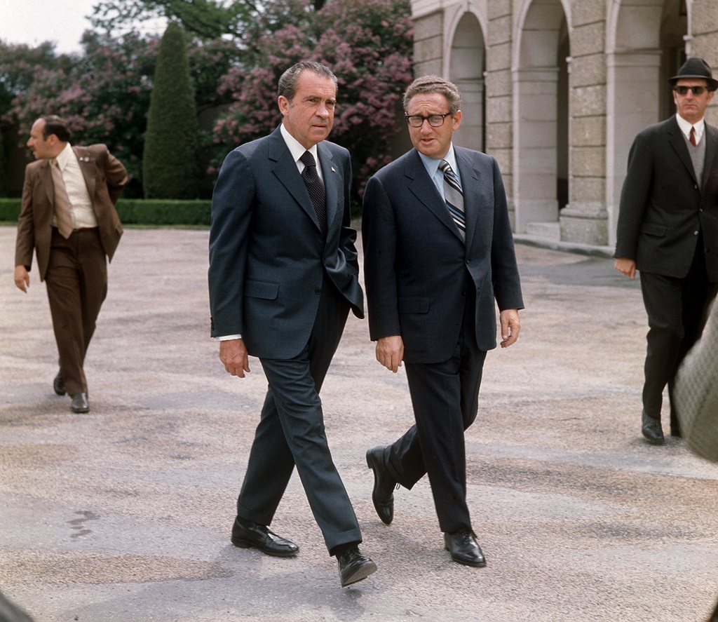 Richard Nixon és Henry Kissinger 1972-ben, az ausztriai Salzburgban (Fotó: Europress)