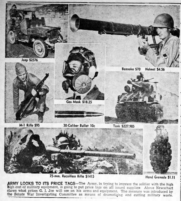 1951armycosts