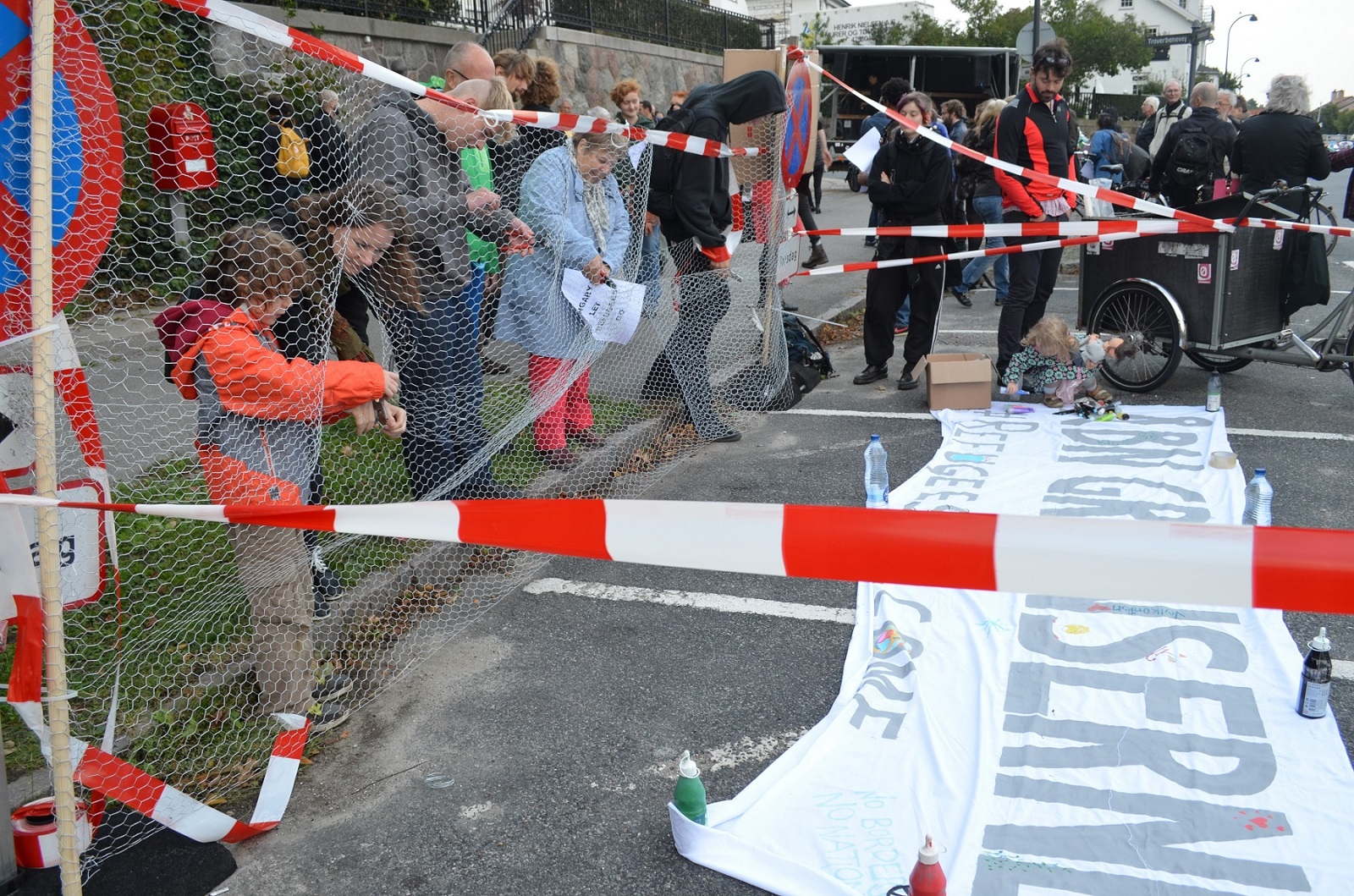 Koppenhágai tüntetés a menekültekkel való magyarországi bánásmód ellen. Recep Yasar / Anadolu Agency