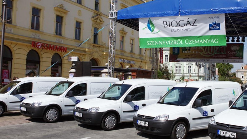 A Zalavíz Zrt. saját termelésű biogáza hajtja a céges járműflottát