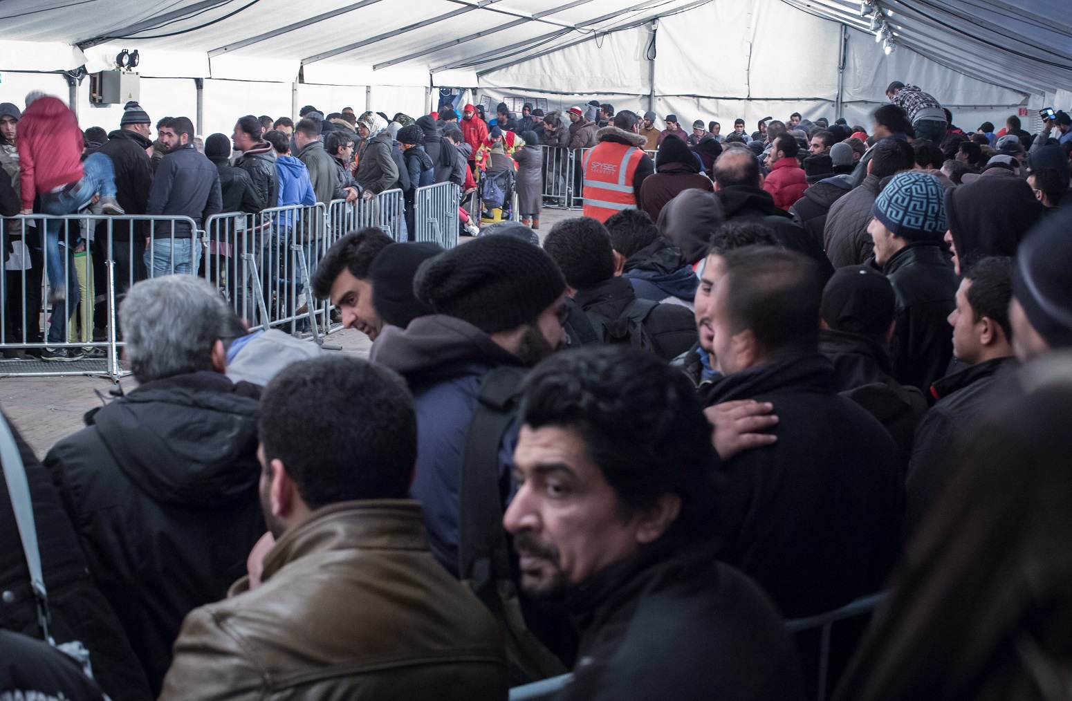 Menekültek Németországban / Europress