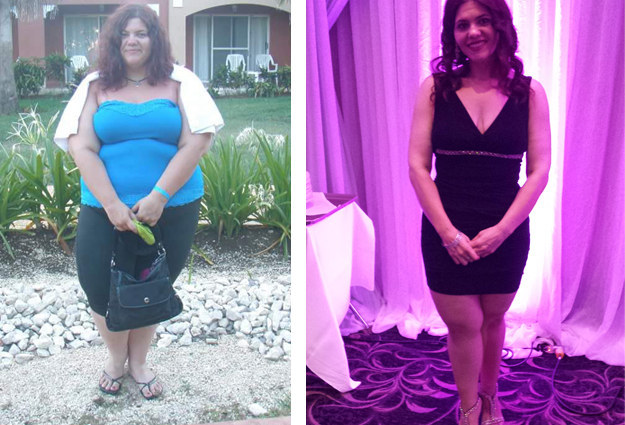 Nadia G. 27 éves, nagyjából három év alatt, közel 70 kilót játszott le magáról.