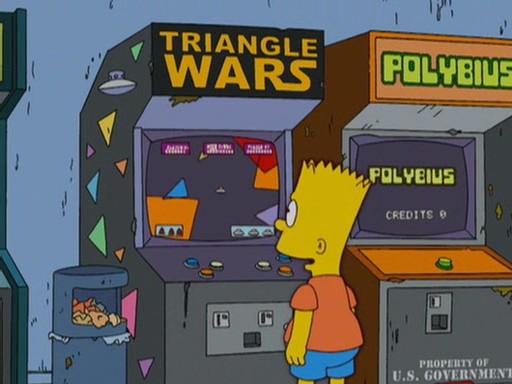 És még a Simpsonsba is becsúszott a sarokba.