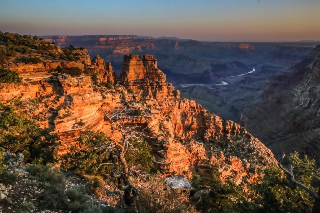 Napfelkelte a Grand Canyonnál. A kép forrása: Facebook