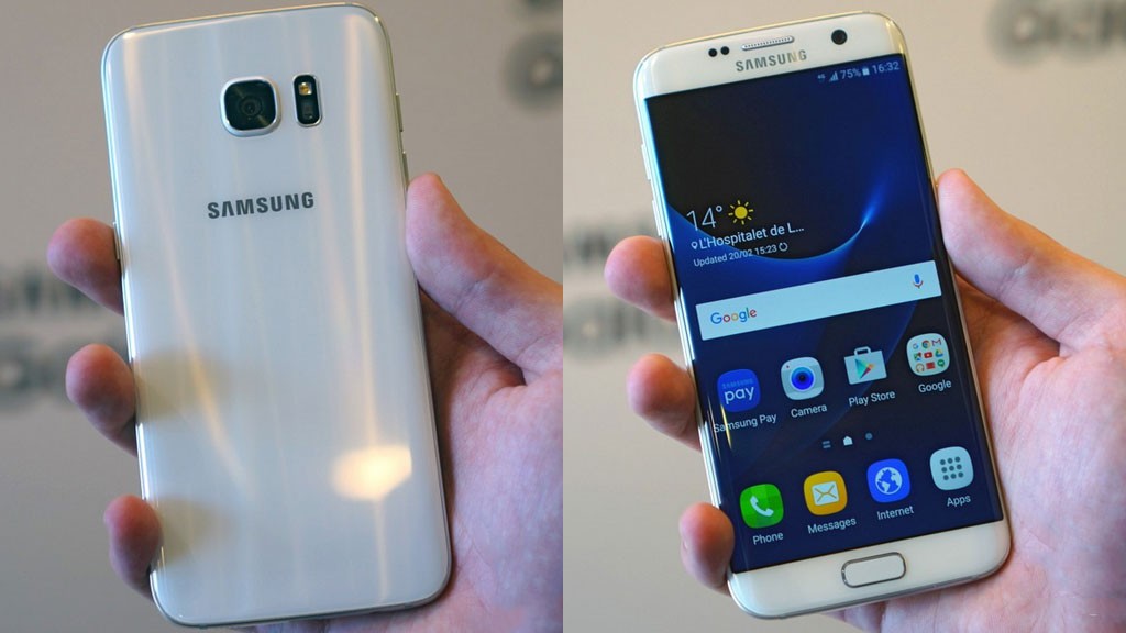 Samsung Galaxy S7 Edge - külsőre nem különbözik sokban a tavalyi modelltől