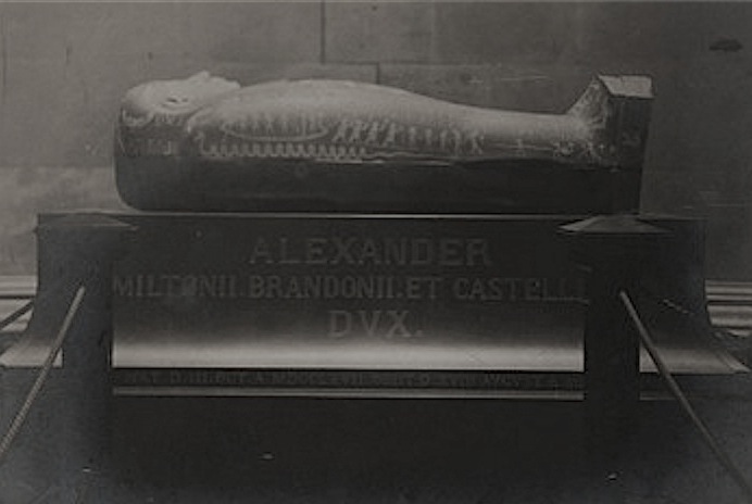 Sarcophagus of Alexander Douglas-Hamilton 10th Duke of Hamilton