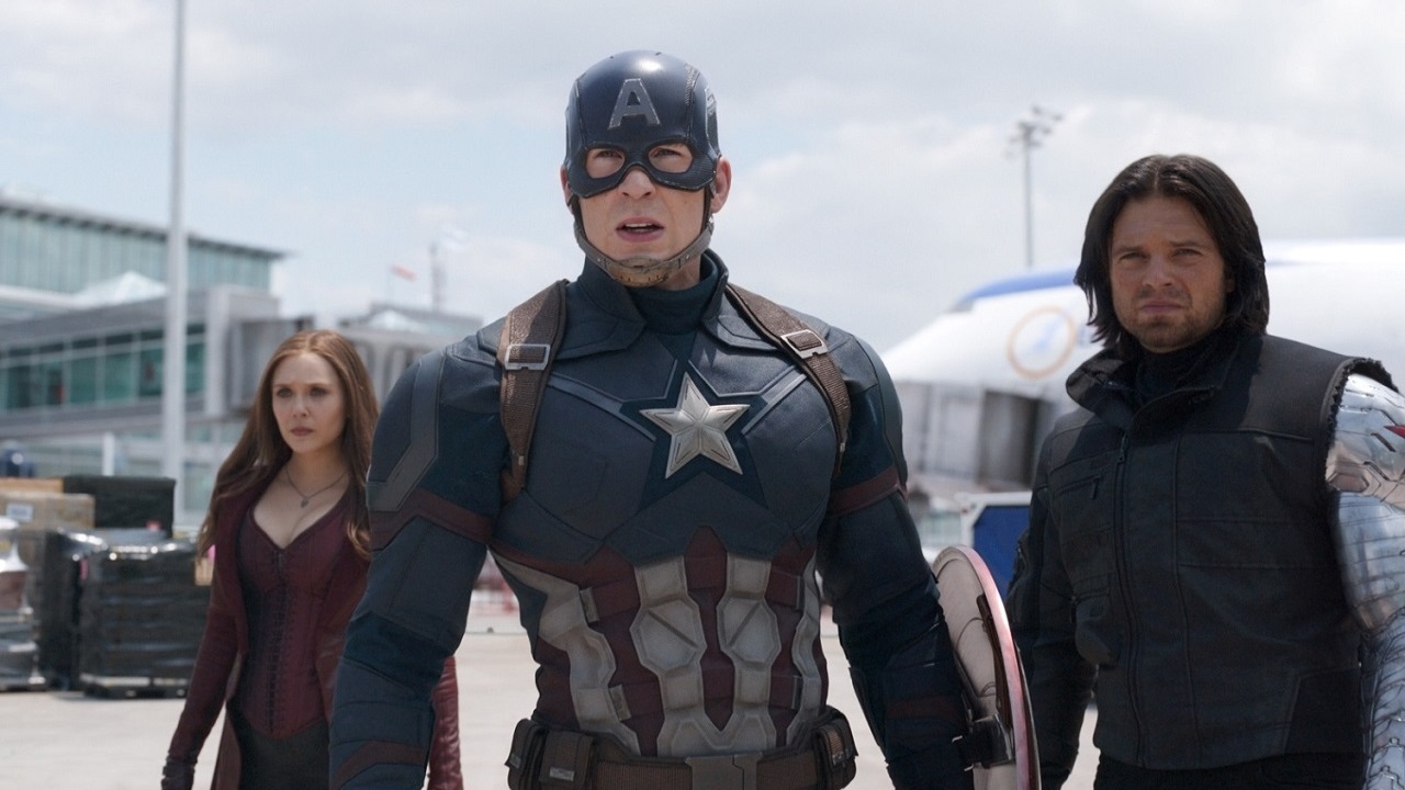 Az ezúttal a hét vesztese címet kiérdemlő Amerika Kapitány 3 lassan a kiesés szélére sodródik. Fotó: Marvel Studios