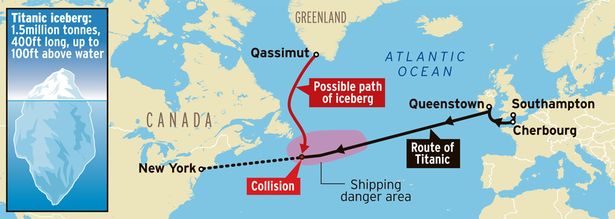 titanic-iceberg-map