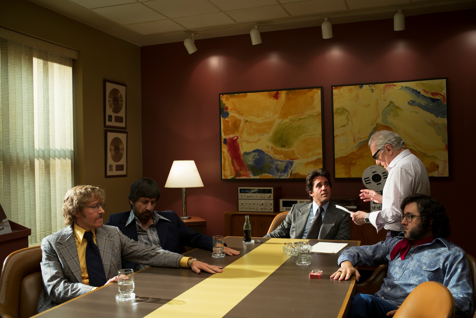 Bobby Cannavale és Martin Scorsese a Bakelit forgatásán. Fotó: HBO