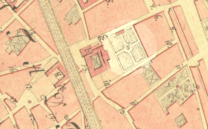 1793 – A kert felülnézetből, felirat nélkül