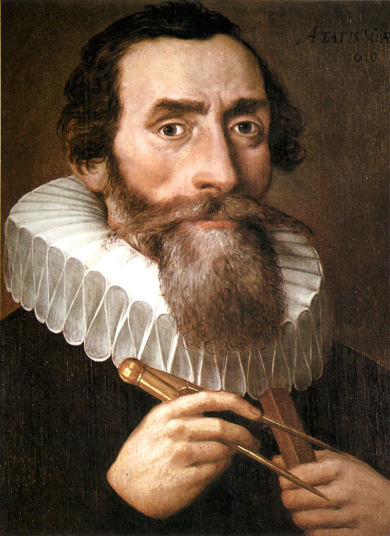 Johannes Kepler 1610-ben (Wikipedia)