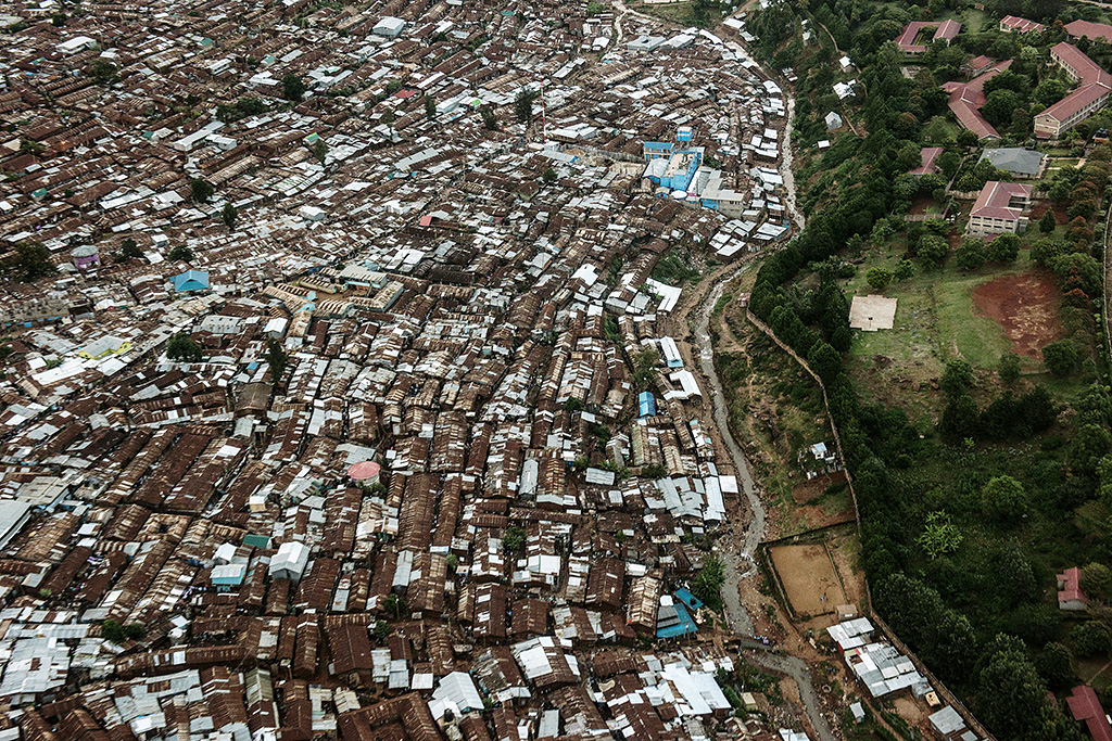 Nairobi Kibera városrésze. AFP / Fredrik Lerneryd