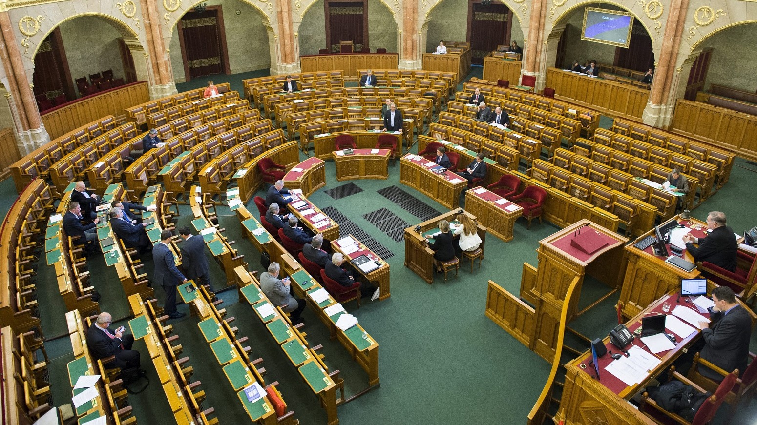 Budapest, 2016. április 26. Az Országgyûlés plenáris ülése 2016. április 26-án. MTI Fotó: Illyés Tibor