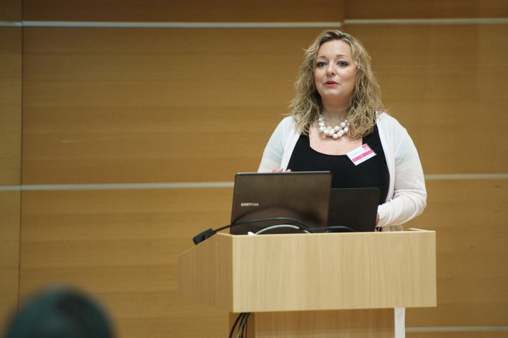 Bognár Vera, a Mediacom előadója