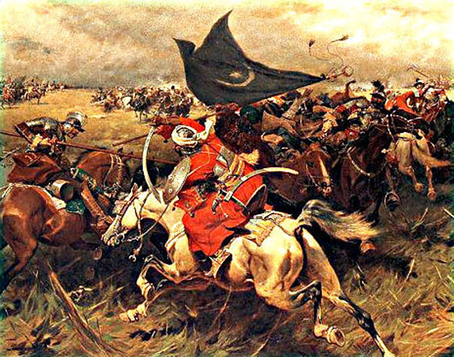 Az Oszmán lovasság támadása. Forrás: wikipédia