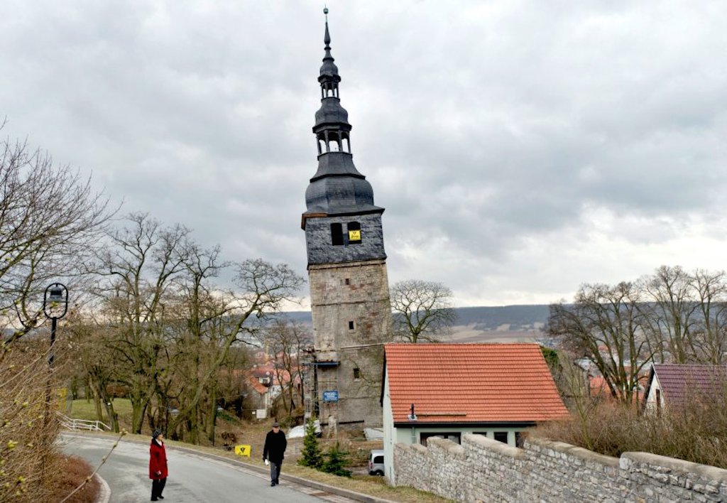 Vorstellung des Rettungskonzepts zum "schiefen Turm" in Bad Frankenhausen