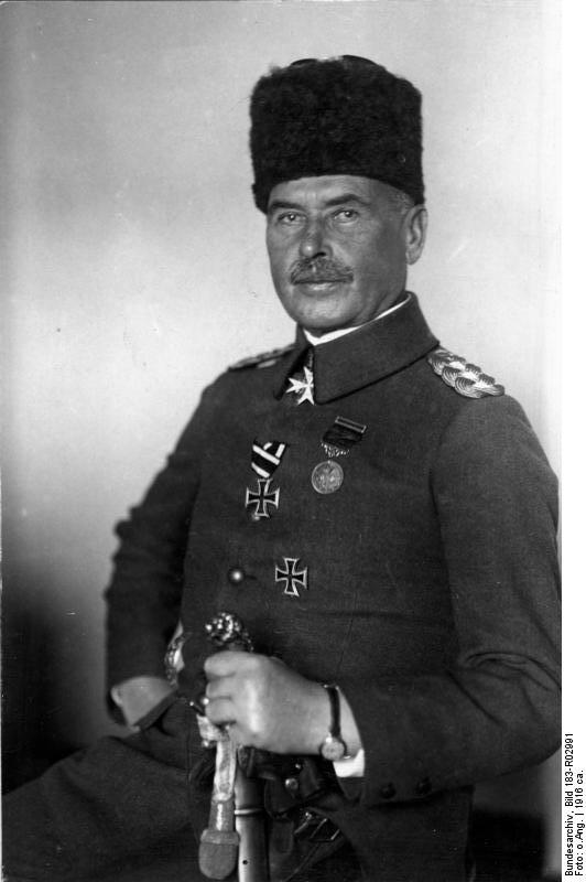 Otto Liman von Sanders soll mit Befehl des Generals Franchet d'Espery vor ein Kriegsgericht gestellt werden.