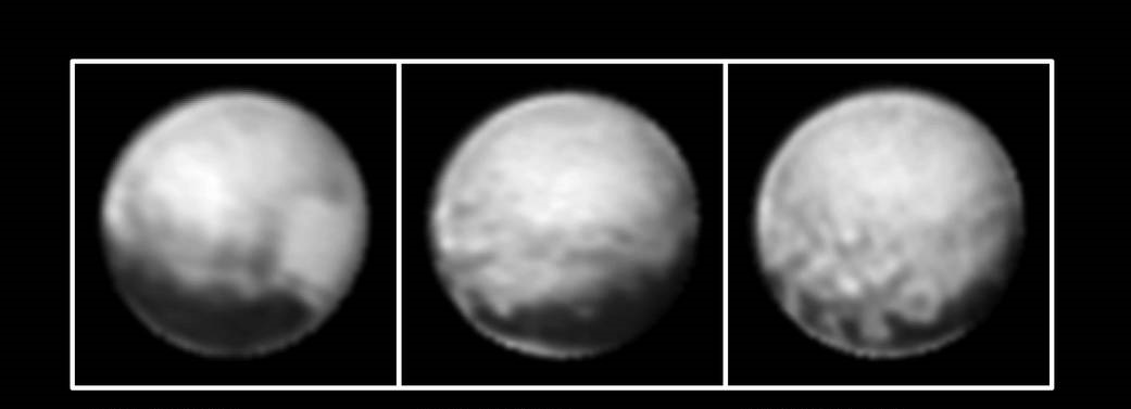 A Pluto 2015. július 1. és 2. közt Fotó: NASA