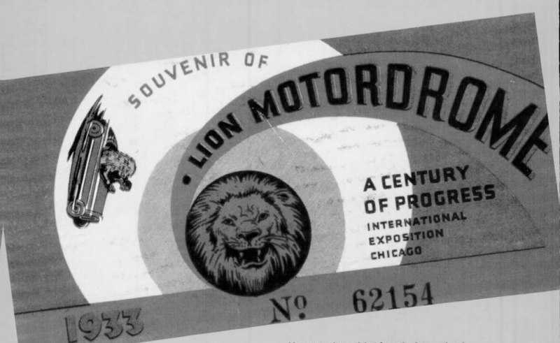 Wolds Fair 1933 ticket 2