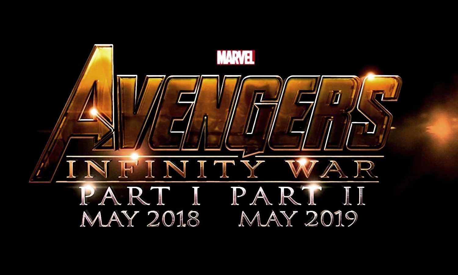 A kétrészesnek beharangozott Avengers: Infinity War korábbi hivatalos logója. Fotó: Marvel Studios