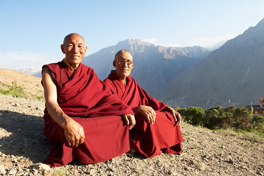 Indiai tibeti szerzetes láma lámák. Fotó:123rf