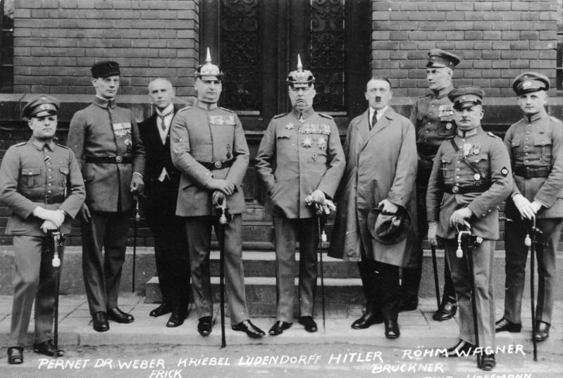 A Hitler–Ludendorff-per fővádlottai Fotó: Wikipedia