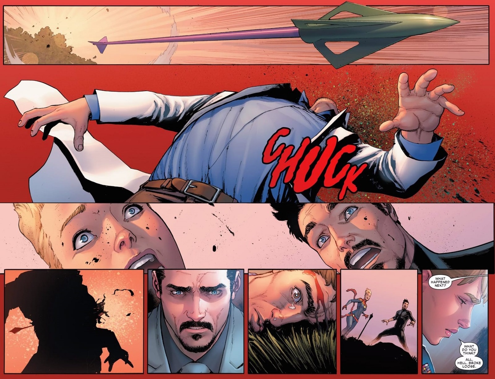 Bruce Banner halála a Polgárháború 2 harmadik füzetében. Fotó: Marvel
