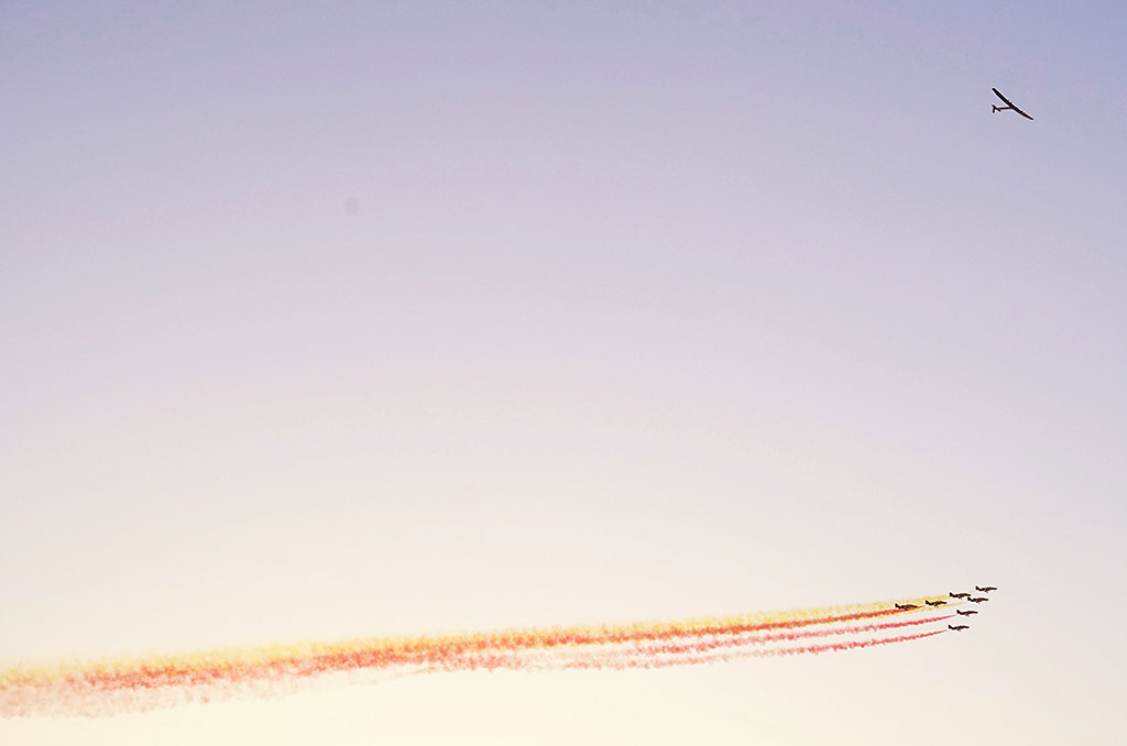 Fotó: MTI/EPA/Jean Revillard/Solar Impulse