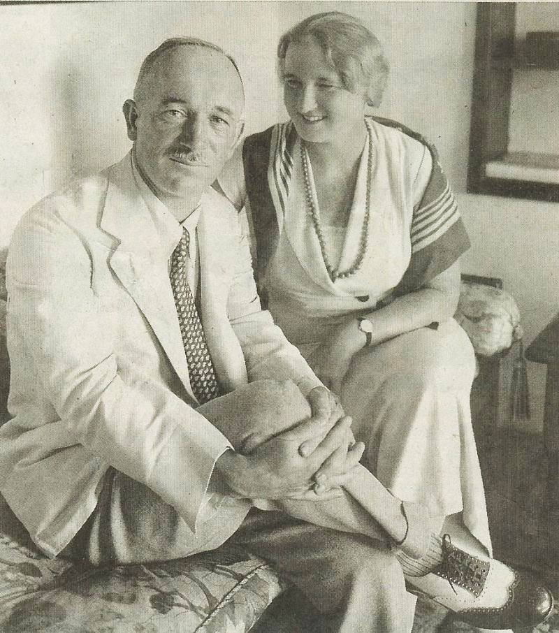 Edvard Benes és neje 1934-ben (Wikipedia)
