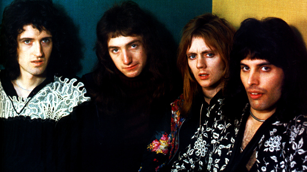 A Queen egyik első stúdiófotója az 1970-es évek elejéről