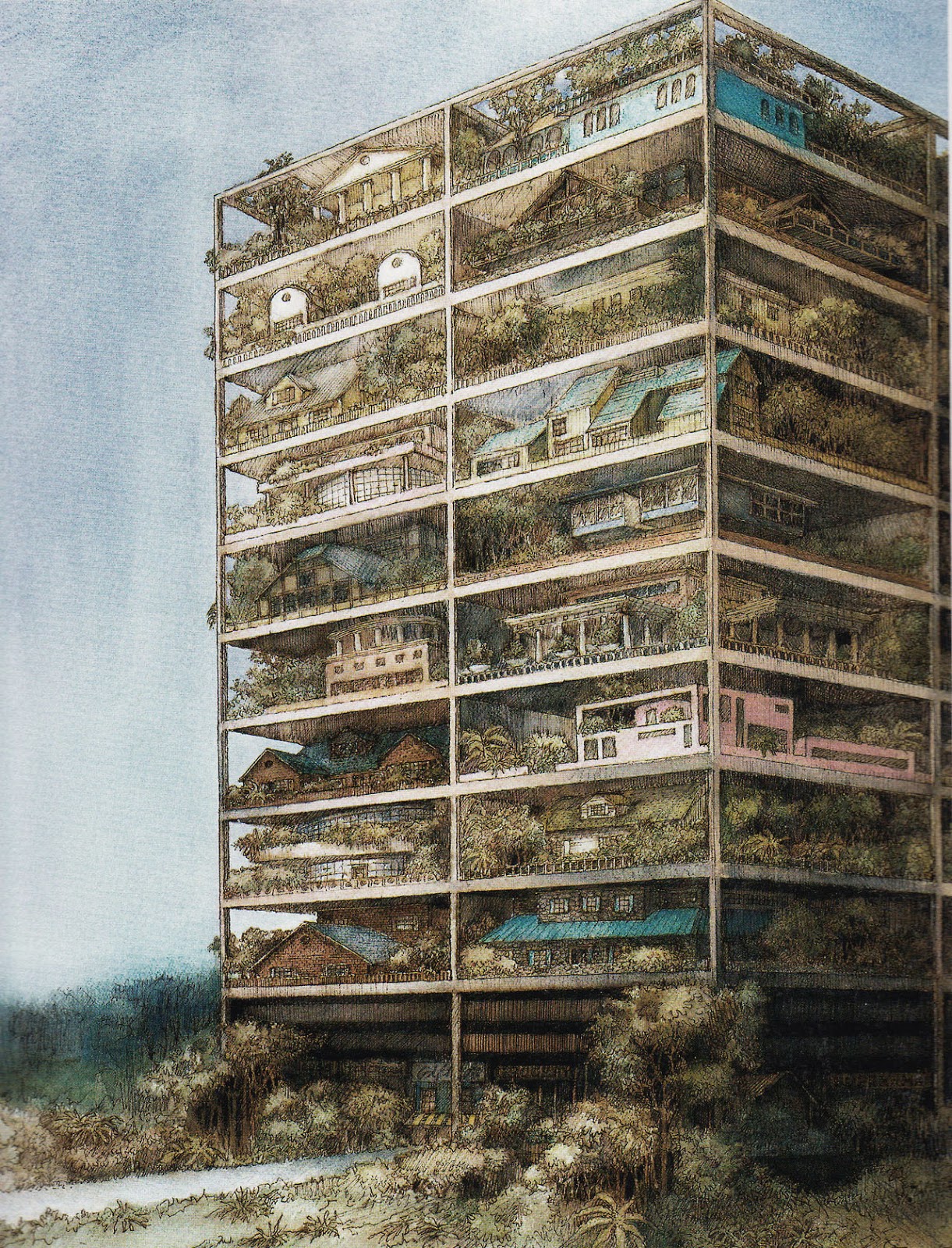 highrise of homes, james wines_02