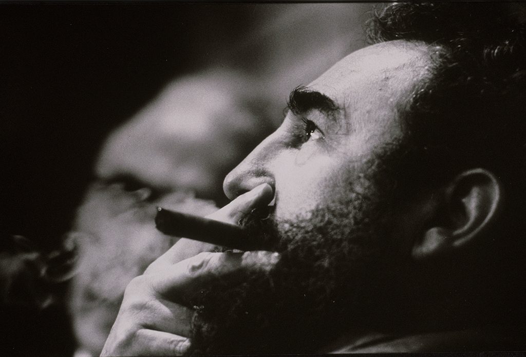 HAVANA, CUBA -- CIRCA 1977: Fidel Castro smokes a cigar in Havana, Cuba, 1977. (Photo by David Hume Kennerly/Getty Images)