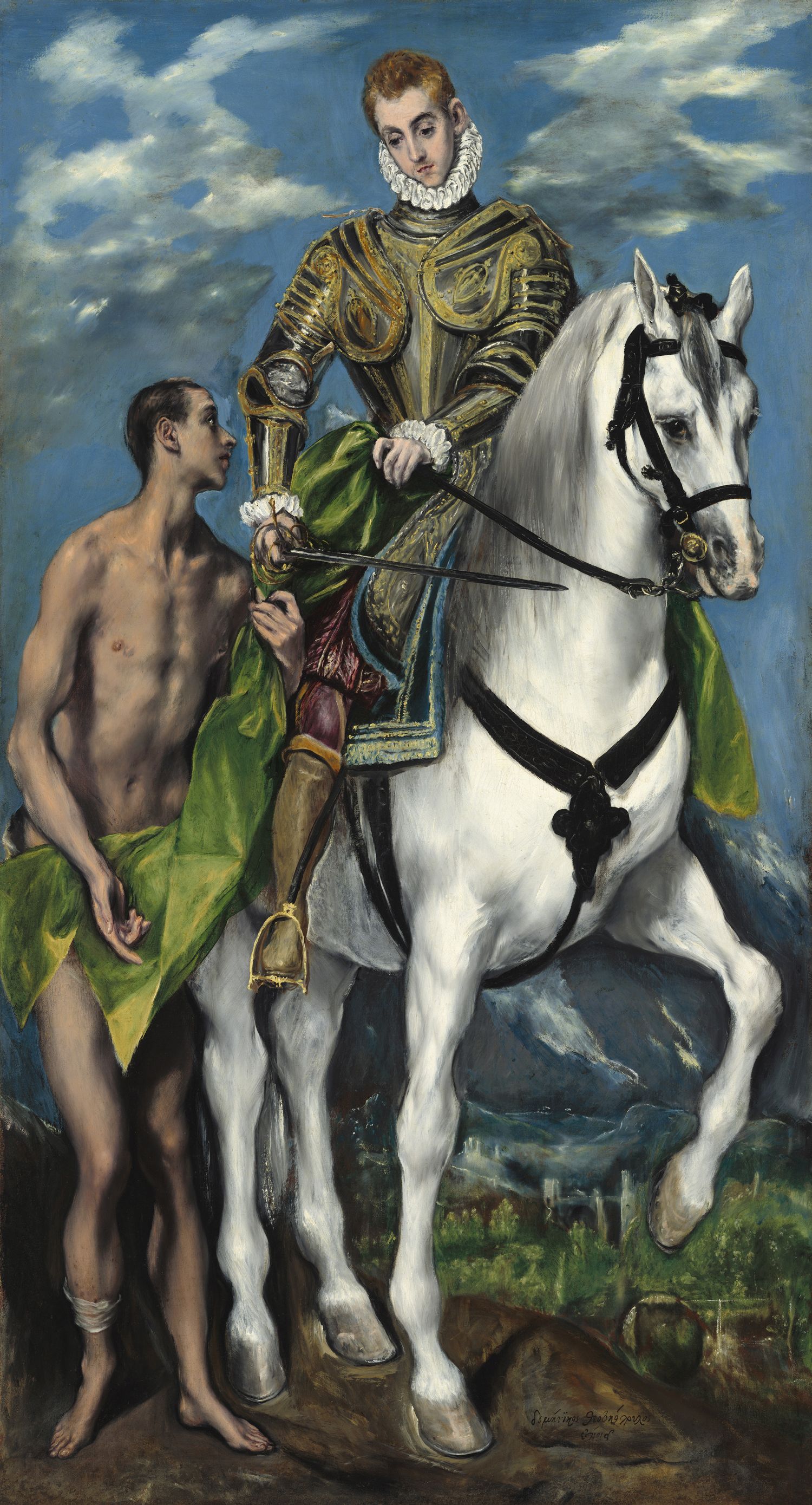 El Greco: Szent Márton és a koldus (Wikipedia)