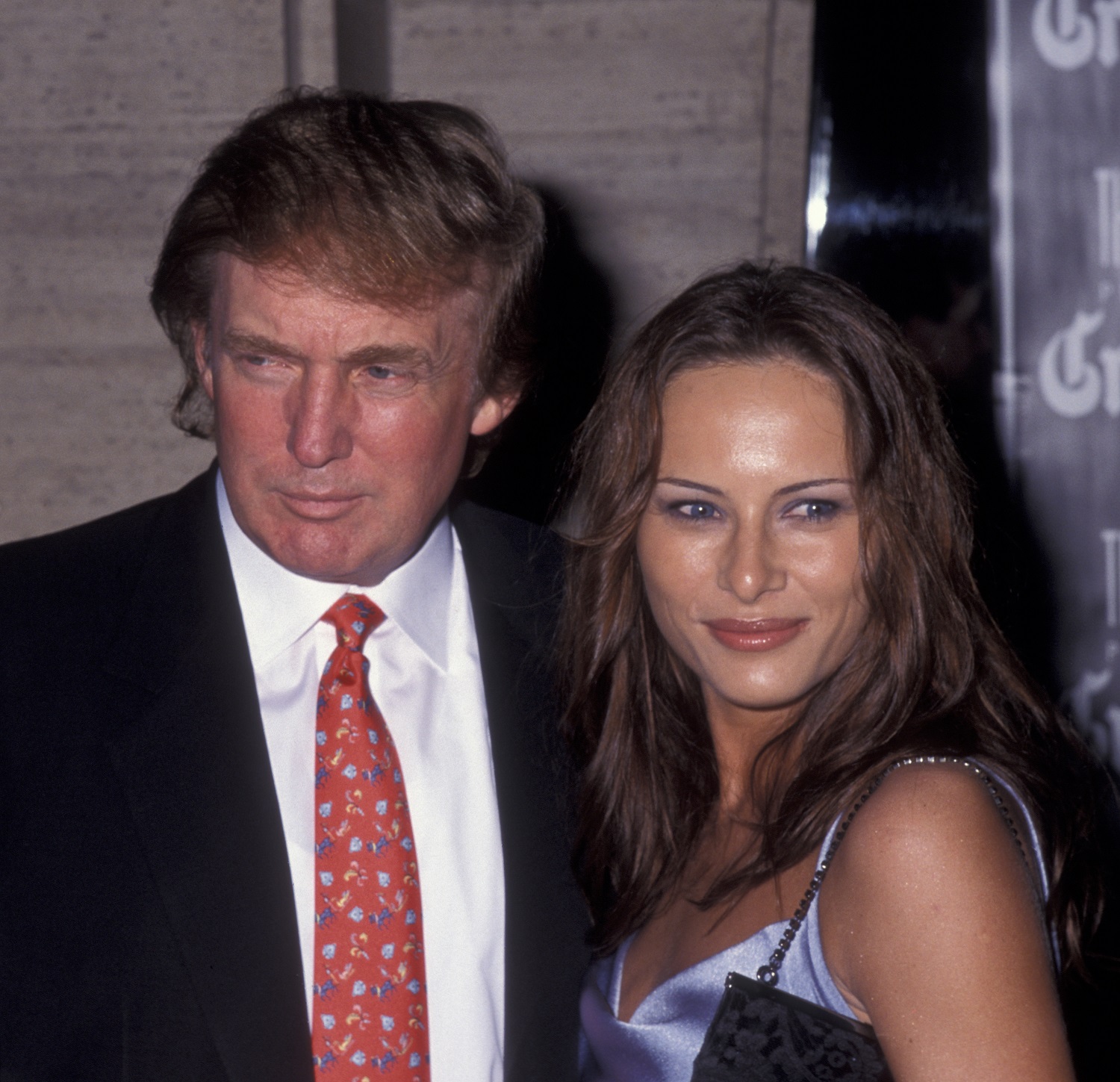 NEW YORK CITY - SEPTEMBER 25: Donald Trump and Melania Trump attend the premiere of "Celebrity" on September 25, 1998 at Avery Fisher Hall at Lincoln Center in New York City. (Photo by Ron Galella/WireImage)