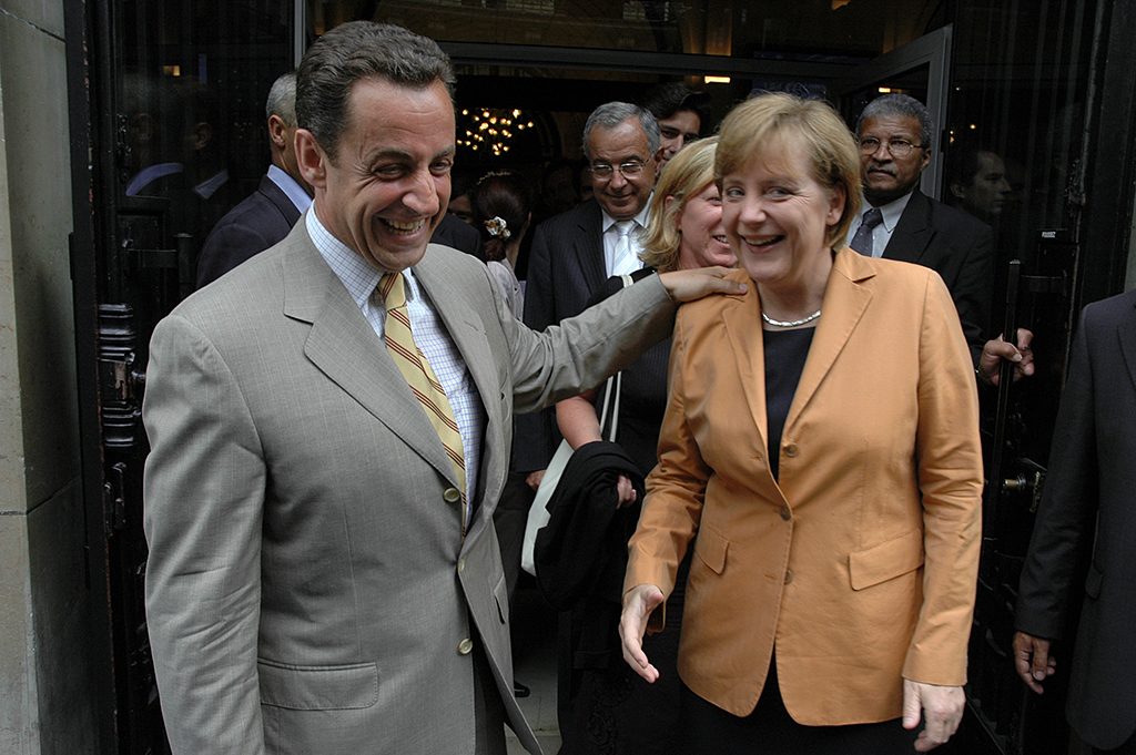 Nicolas Sarkozy és Angela Merkel, 2005. július 20. Fotó: Corbis / Getty Images Hungary / Alain Nogues
