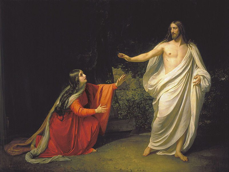Jézus megjelenik Mária Magdolnának (Wikipedia)