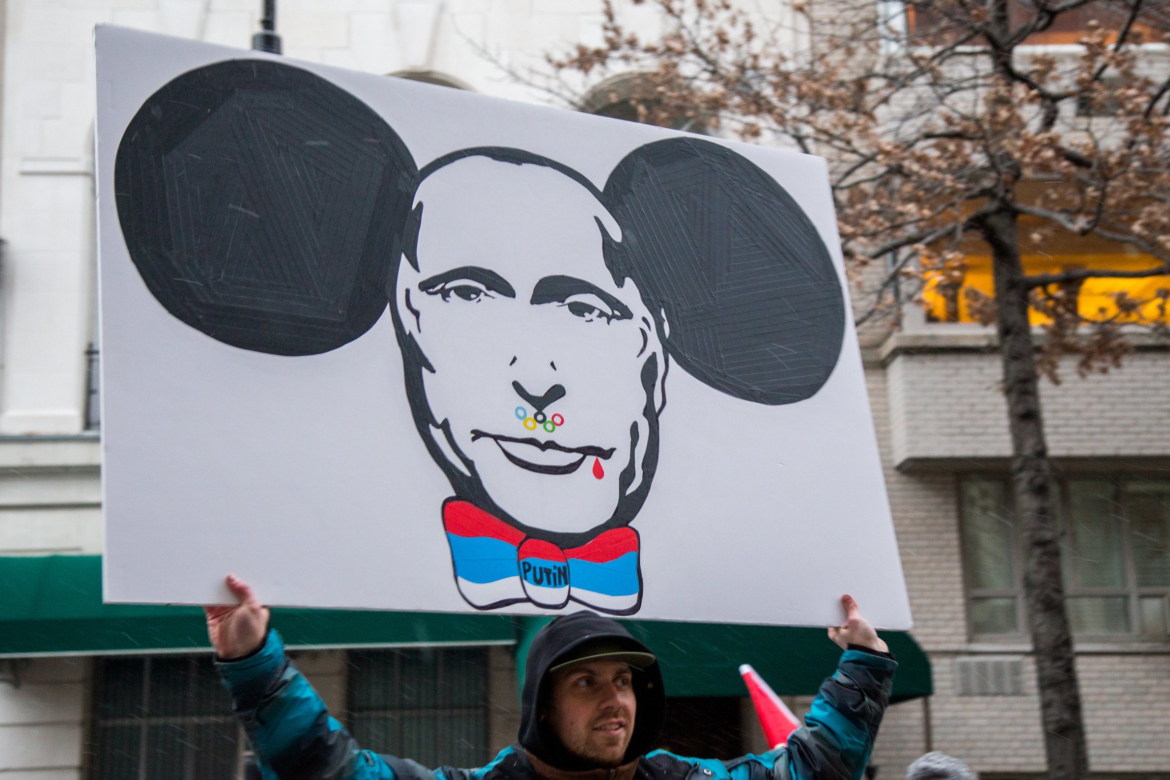Putyin-ellenes tiltakozás, Getty Images