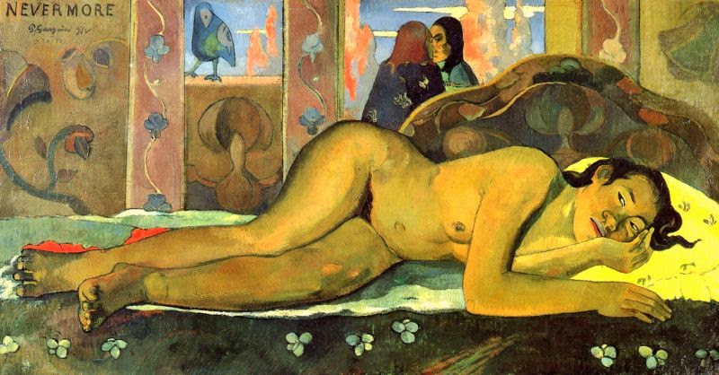 paul-gauguin-nevermore-1897