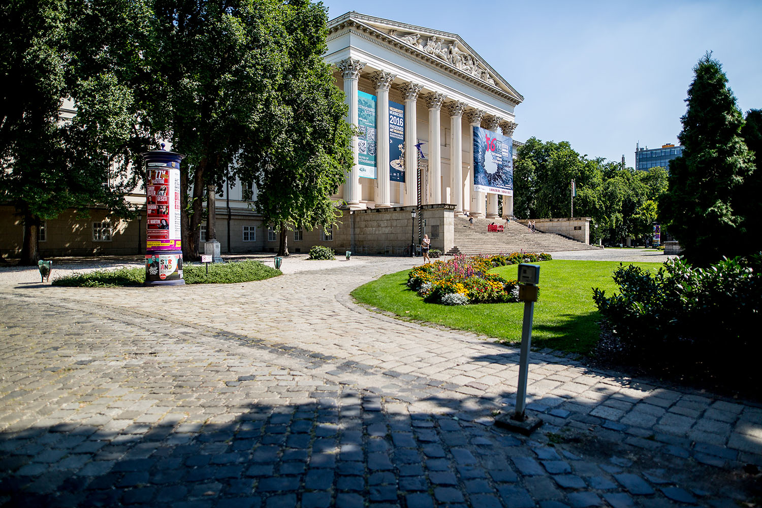 Budapest, Magyar Nemzeti Múzeum kertje