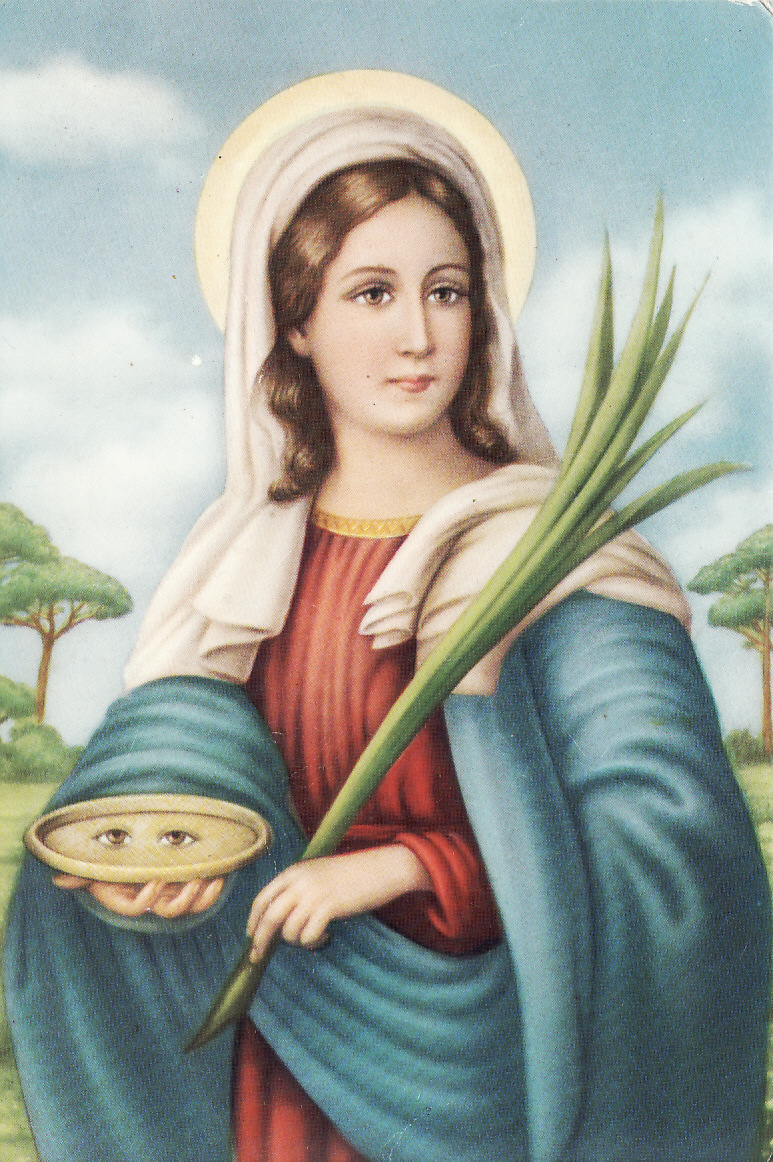 Szent Lúcia a Szűzanyától még szebb szemeket kapott (Wikipedia)