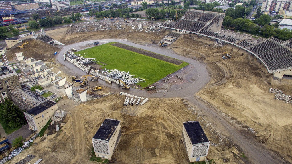 Az egykori Puskás Ferenc Stadion, 2016. május 10. – Fotó: Ruzsa István/MTI