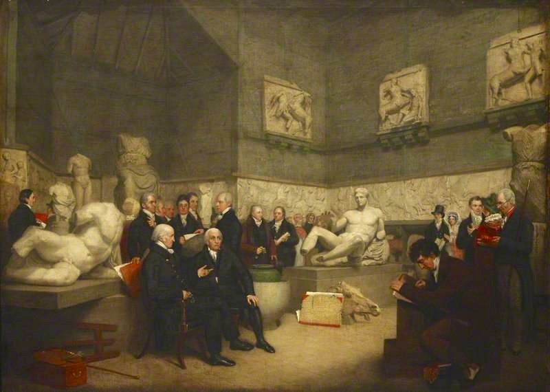 Archibald Archer: Az ideiglenes Elgin-szoba, 1819