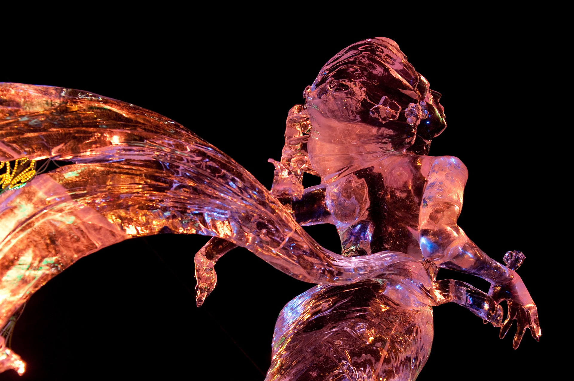 1342597 Russia, Krasnoyarsk. 01/17/2013 Sculptures in the first international festival-competition of ice sculpture "Magic Ice of Siberia" in Krasnoyarsk. Aleksandr Paniotov/RIA Novosti