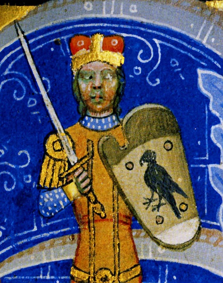 Árpád ábrázolása a Képes Krónikában (Wikipedia)