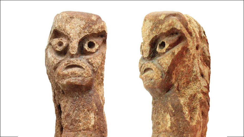 Fura arcú, négyezer éves szobrot talált egy szibériai horgász 3